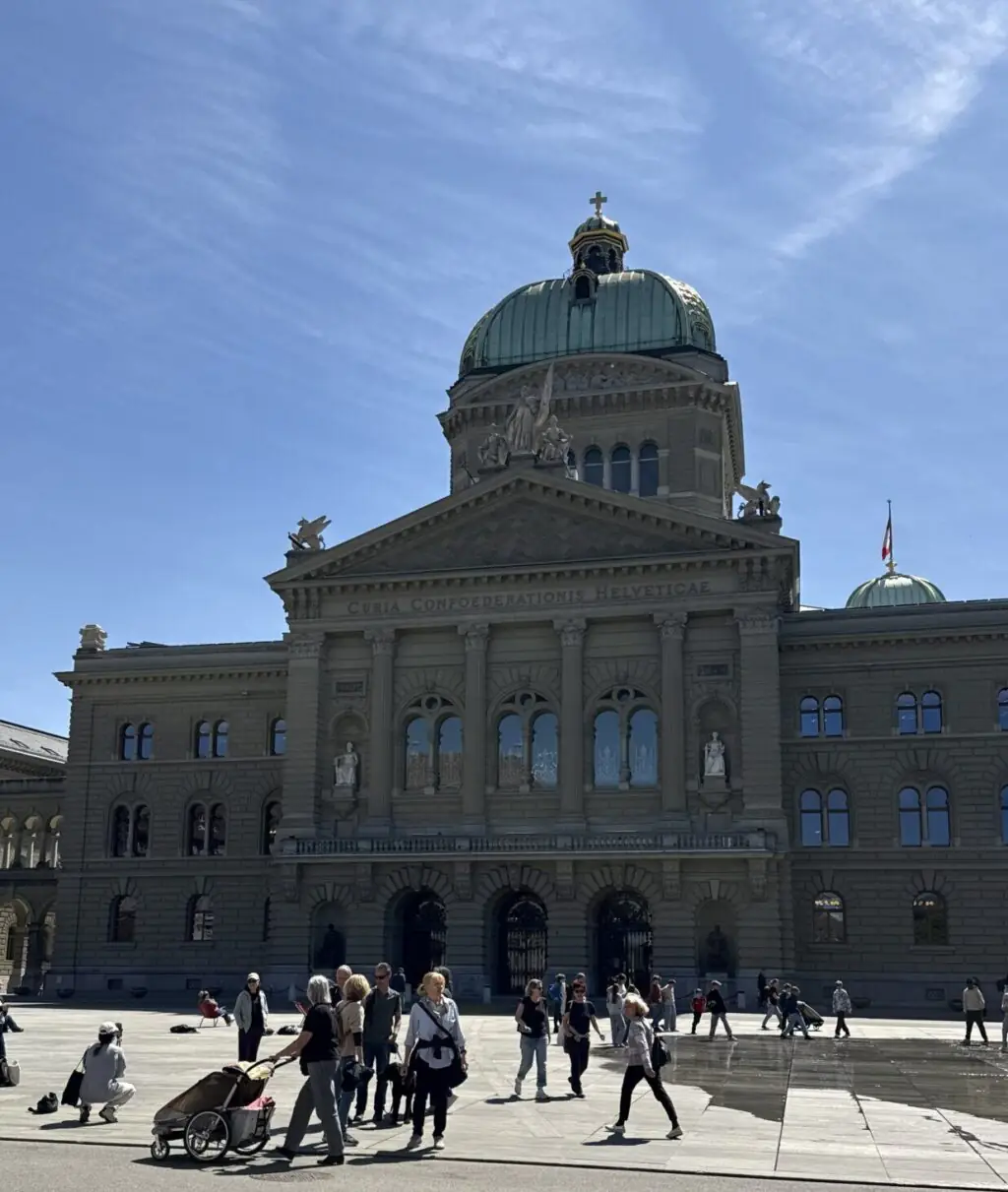 Bundeshaus am Bundesplatz in Bern.