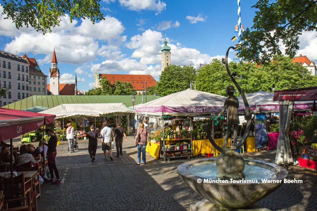 Viktualienmarkt © München Tourismus Werner Boehm