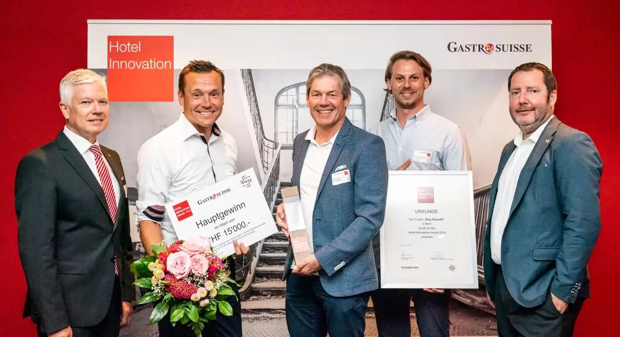 Kooook Bern wins Hotel Innovation award