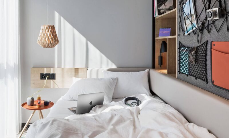 Double beds and charging ports near Beds, Stay Kooook Accommodation